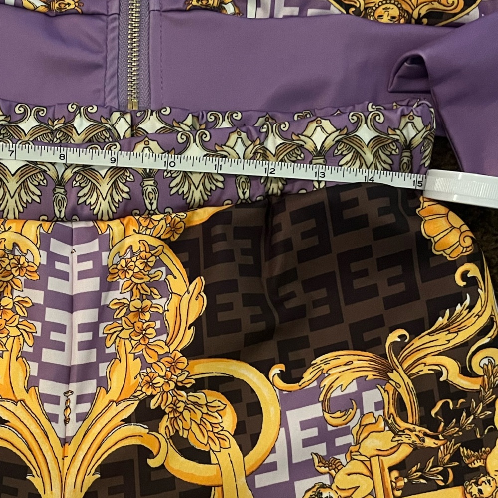 Lilac and Gold 2 piece set - Picture 9 of 12